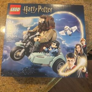 Hagrid and Harry’s Motorcycle ride Lego